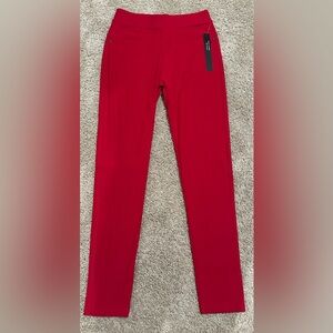 New Mix One Size Fits All Red Jegging Legging Skinny Jeans Stretch Pull On NWT